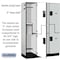 Salsbury Industries 2 Tier 'S' Designer Locker, 54"Wx76"Hx18"D, 6 Door, Gray 18-27368GRY - alternate 7